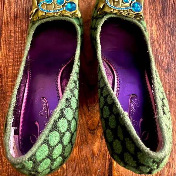 Poetic Licence Green Polka Dot Heels - Picture 5 of 8